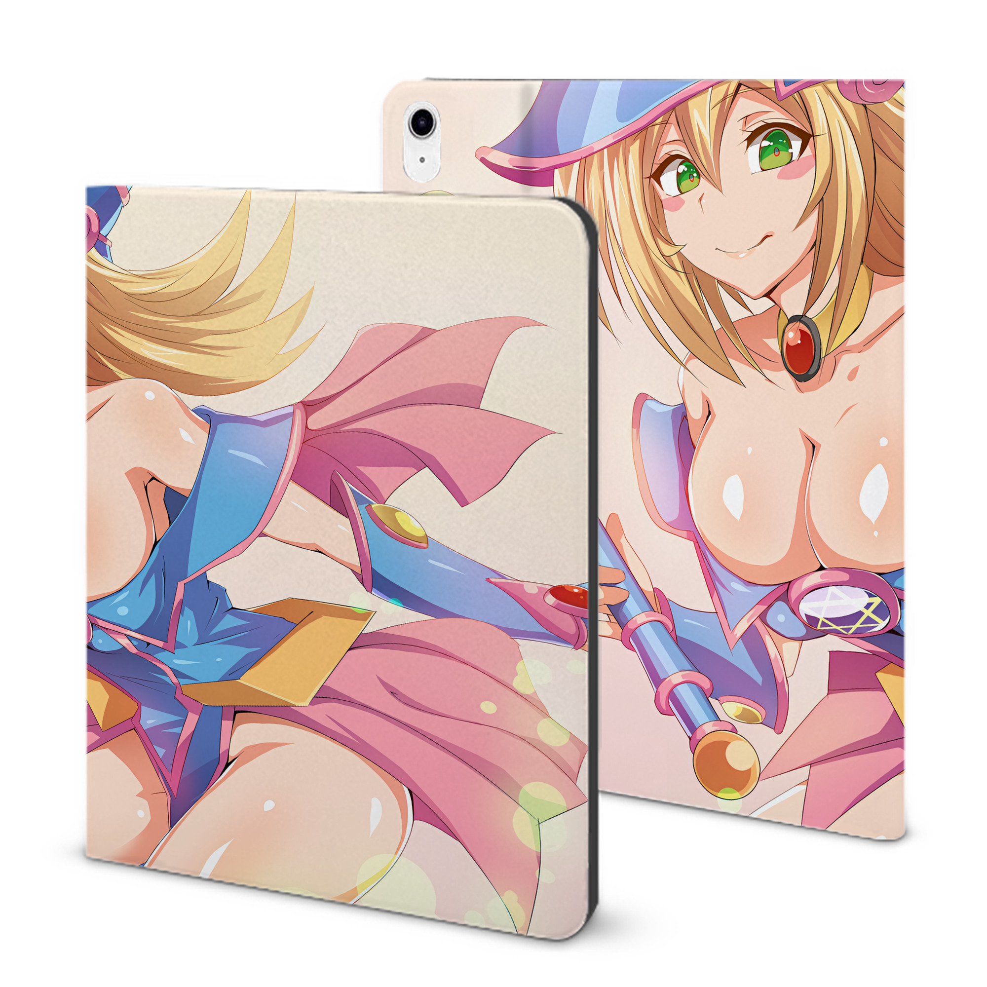（画像用） 遊☆戯☆王 Yu-Gi-Oh! IPad ケース ブック型 PUレザー TPU 耐衝撃 軽量 薄型 ペン収納なし 全面保護 IPad 各モデル対応